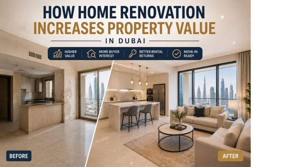 How Home Renovation Increases Property Value in Dubai